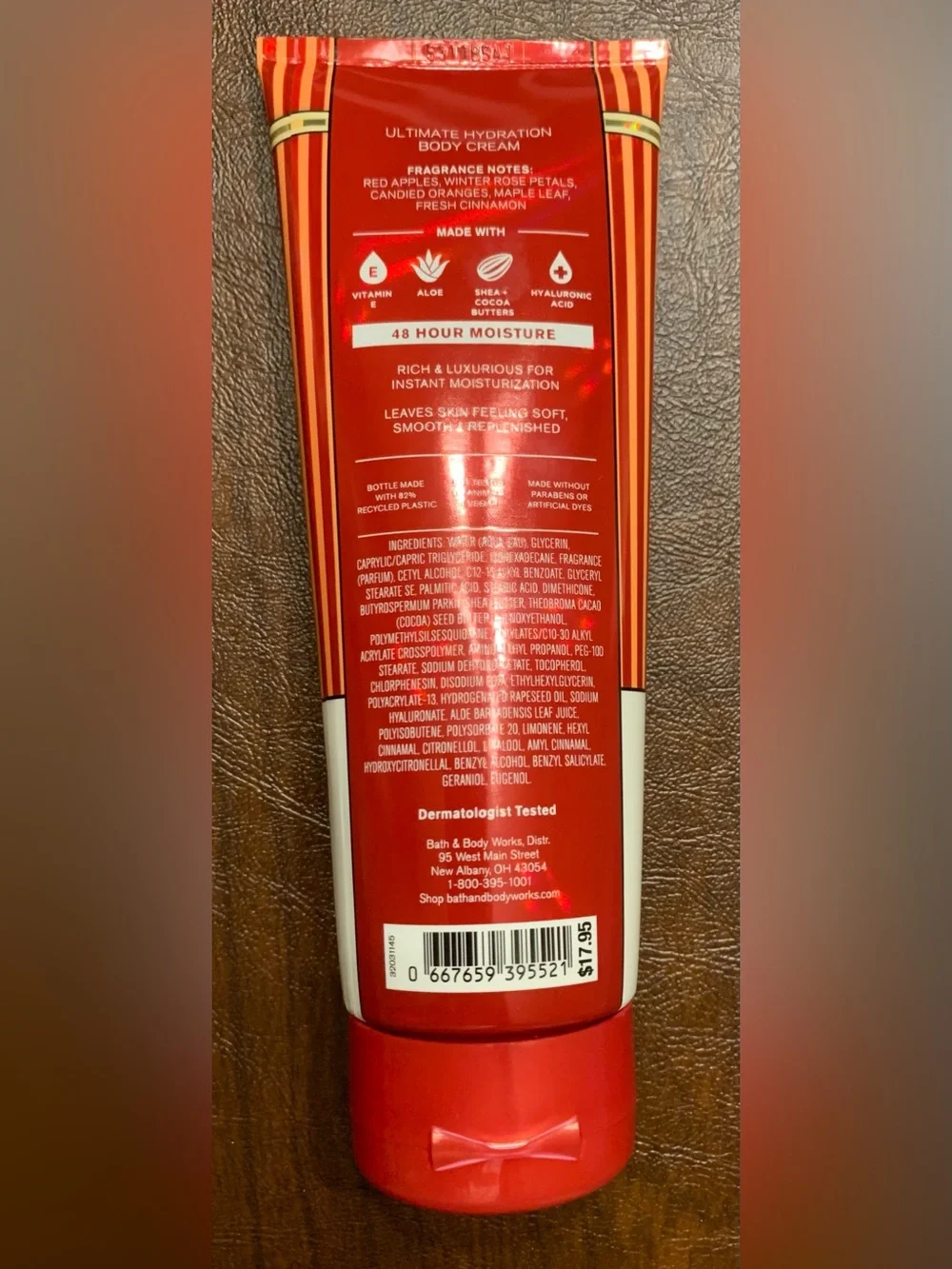 Bath & Body Works Winter Candy Apple Body Cream New